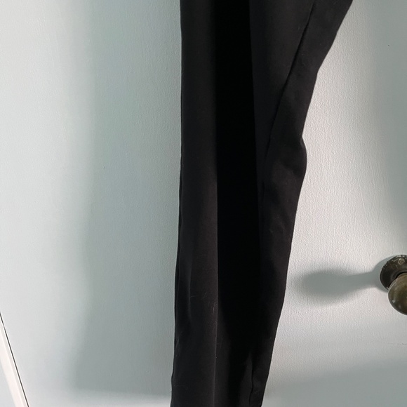 Eileen Fisher Slim Stretch Pant, Black, L - Picture 3 of 8